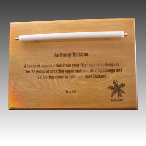 Custom plaque - wood Custom plaque - wood
